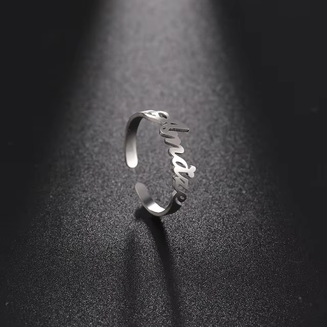 Custom Ring with 1 to 4 Engraved Names 